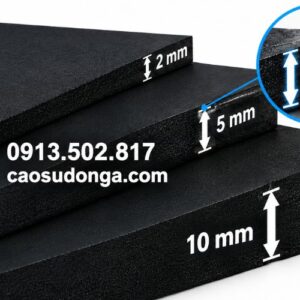 Cao su tấm 5mm giá rẻ
