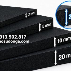 Tấm cao su dày 20mm giá rẻ